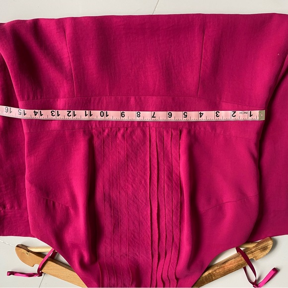 Banana Republic Magenta Halter Dress Size 6 - Picture 3 of 6